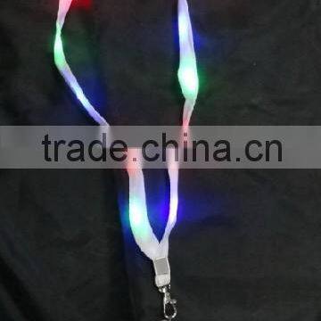 LED Flashing Star Necklace with Fabric Lanyard light up toys for carnival