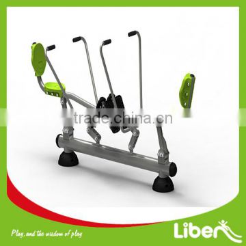 Track Series127 China outdoor fitness equipment double rowing machine for adult LE.SC.029