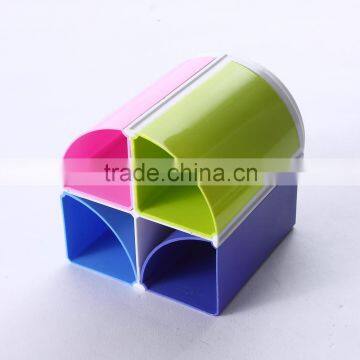 China Supplier Customized Colorful Plastic Multifunction Pen Holder photo-5