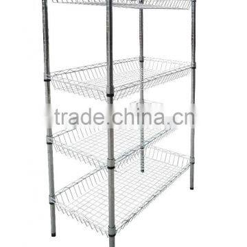 High Quality Metal Wire Mesh Shelves photo-2
