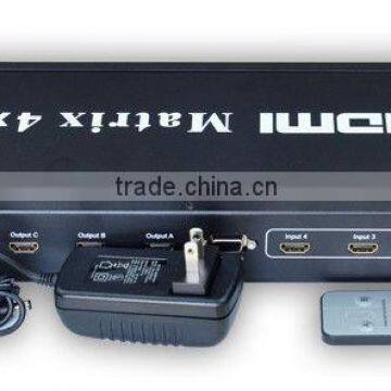 4X4 hdmi matrix splitter switcher --Top Desk Housing