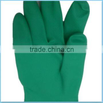 Green Personalized Rubber Work Gloves photo-3