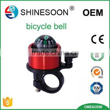 2016 Hot Sale Multicolored Aluminum Small Bicycle Bell with Compass