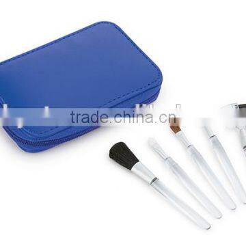 Makeup brush Set in plastic Zipper & cosmetic makeup brush set