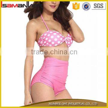 Custom S-4XL sex nude ladies sexi swimsuit open cup bikini with halter