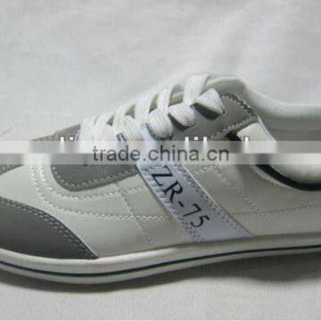 2013 new mens fashion casual shoes with PU upper & PVC outsole shoes for men in stock