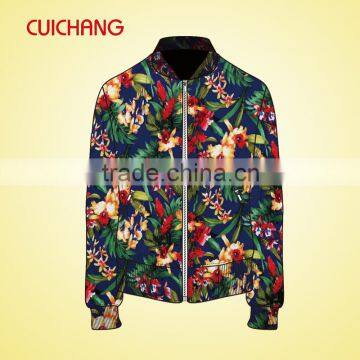 Custom high quality poly/cotton bomber jacket men wholesale AJ-457