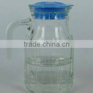 round hot water jug, tea jug with lid,jug with handle,juice jug,glass jug