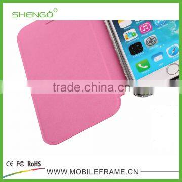 Shengo Unique PU Leather Dot View Phone Case for IPhone 5