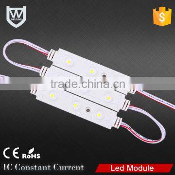 Warm white CE ROHS waterproof 3 ponits led module lighting flashing led module for light box