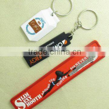 Soft rubber pvc keychain type, KEY