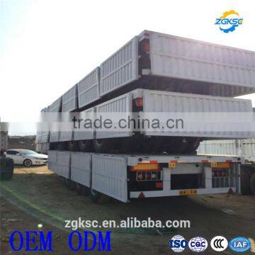 cargo semi trailer single axle cargo trailer