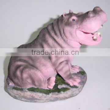 Hippo decoration,polyresin crafts