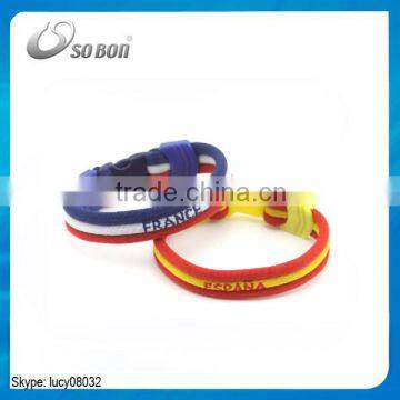 Fashion Olympic country flag bracelet men