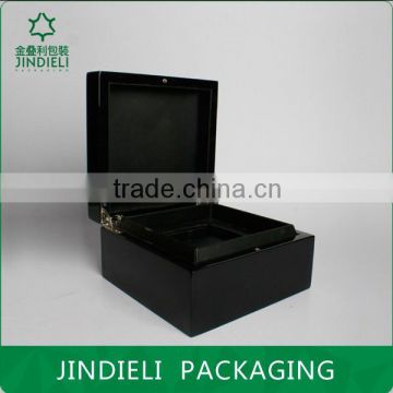 Custom luxury branded single leather watch box