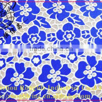 fashion design floral lace fabric for garment