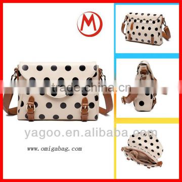 elegant style polka dot cross body bag for fashion beautiful ladies