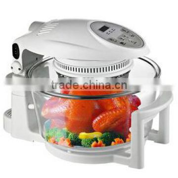 12L digital control multi-purpose halogen oven white color