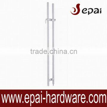 stainless steel locking ladder pull for glass door