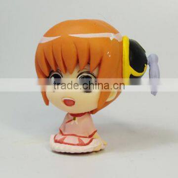 short hair mini little girl Soft PVC Toxic free