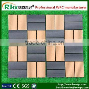 Non-slip Bathroom Floor Tiles With Recycled Wood Plastic Composite Decking photo-6