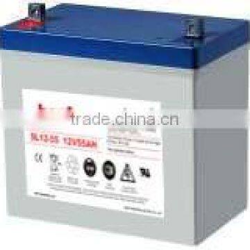 back up battery power12v55ah long life battery solar panel deep cycle battery