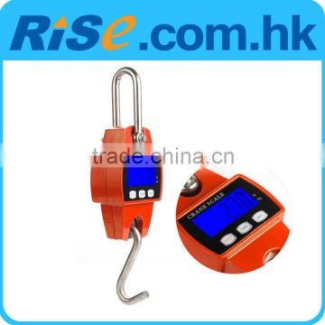 300kg/600lb Weight Digital Hanging Scale Mini Hook Scale Industrial Crane Scale