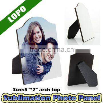 Sublimtion printing Arch Top MDF Photo Frame for 5''*7''