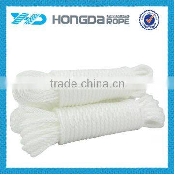 White color polyester rope for boat