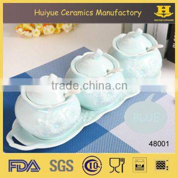 Ceramic Salt and Sugar Canister, Spice Jar, Spice Canister photo-5