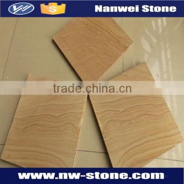 Beautiful sandstone for wall and floor covering ,yellow color sandstone tiles