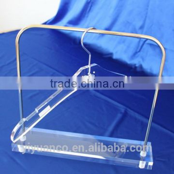 2016 custom acrylic hanger acrylic clothes hanger