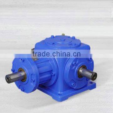 T series shafts right-angle spiral bevel worm gear motor