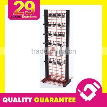 29 Years Fabrication Service Metal Earring Display Racks with Movable Hook