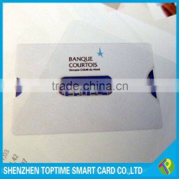 88x58mm 2016 HOT RFID Blocking Shielded plastic card Sleeves