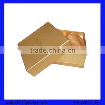 Gold color custom logo printed offset printing wholesale cardboard bangle box