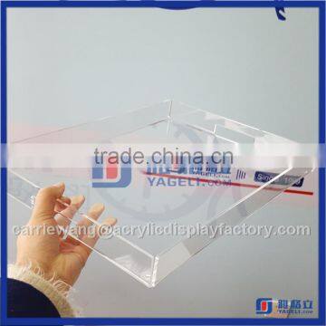 China Yageli Clear Acrylic Serving Trays Wholesale With Handle photo-5
