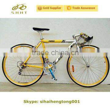 SH-SP014 Popular racing bicycle with alloy crank and chain wheel