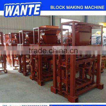 WANTE BRAND QT40-1manual Hollow Block Making Machine for Fork Truck photo-2