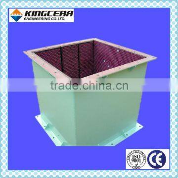 wear resistant alumina ceramic rubber lining mining hopper