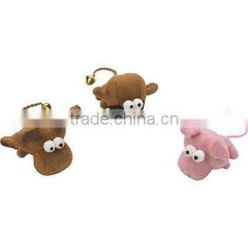 Promotional Small cute animal plush keychain