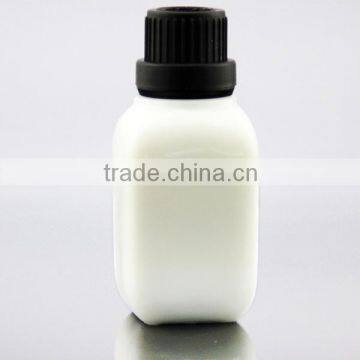 100ml Square Glass Bottle Essential Oil White Porcelain Glass Bottle photo-5