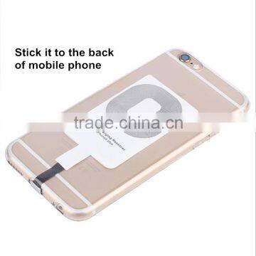 Wireless charger receiver for iphone 6 6s plus qi standard quick wireless phone charger receiver hot selling