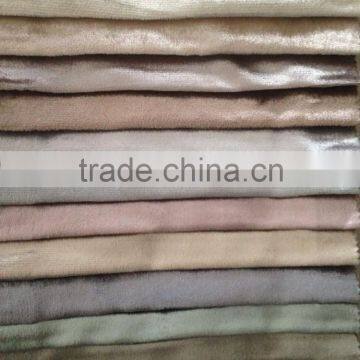 POLYESTER WARP KNITTING VELVET FOR SOFA AND CURTAIN