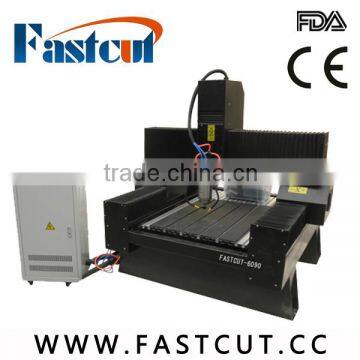 China Shandong Jinan metal&metallurgy machinery 3 4.5 6 9KW Italy HSD spindle stone cnc cutting machine