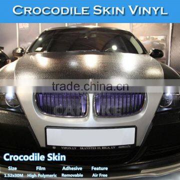 CARLIKE Calendered Crocodile Skin Auto Sticker Wrap Film photo-2