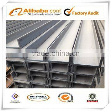 hot rolled steel U beams,steel channel sizes Q235/SS400 in length 6m-12m