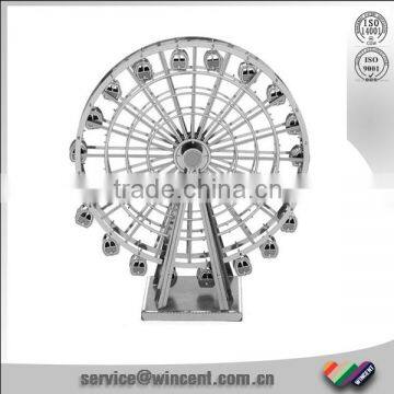 Educational Metallic ferris wheel modle for 3D puzzle diy toy