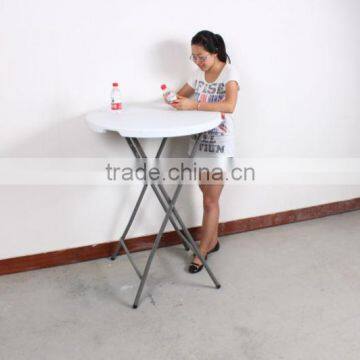 Promotion Round Cheap Popular Steel Tube Folding Table