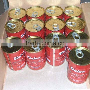 Jiangxi Bailin Factory Supply Lower Price and High Quality 210g Canned Tomato Paste